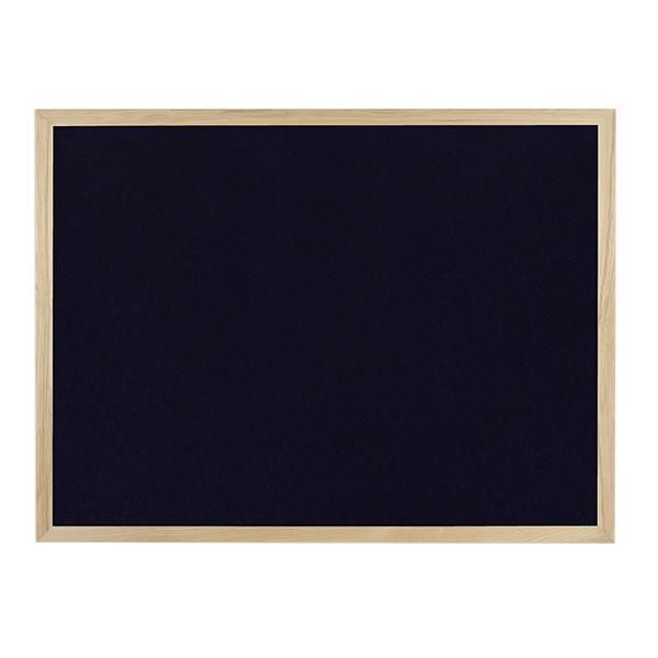 black noticeboard wooden frame