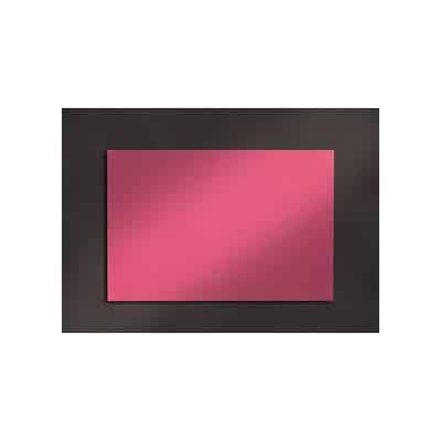 pink noticeboard unframed