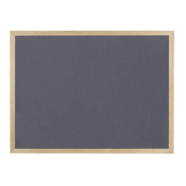 grey noticeboard wooden frame