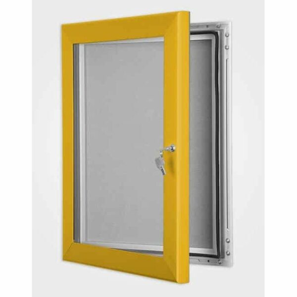 Colour key lock pin board frame gold anodised