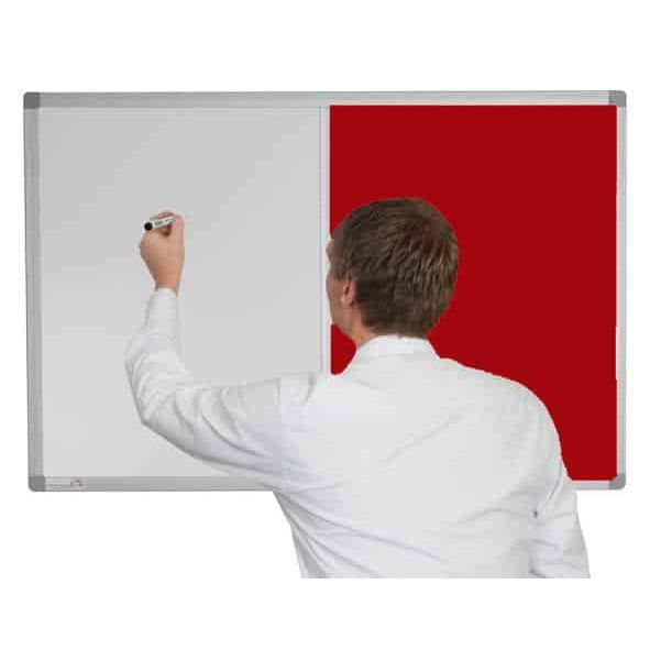 Combination whiteboard charles twite peony red