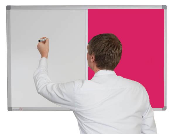 Combination whiteboard charles twite splendid pink