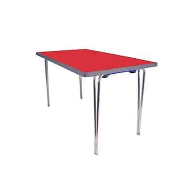 Premier folding table red