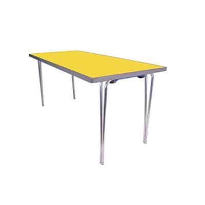Folding School Tables Premier yellow