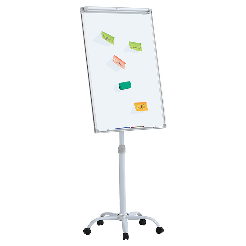 Mobile whiteboard on a U stand