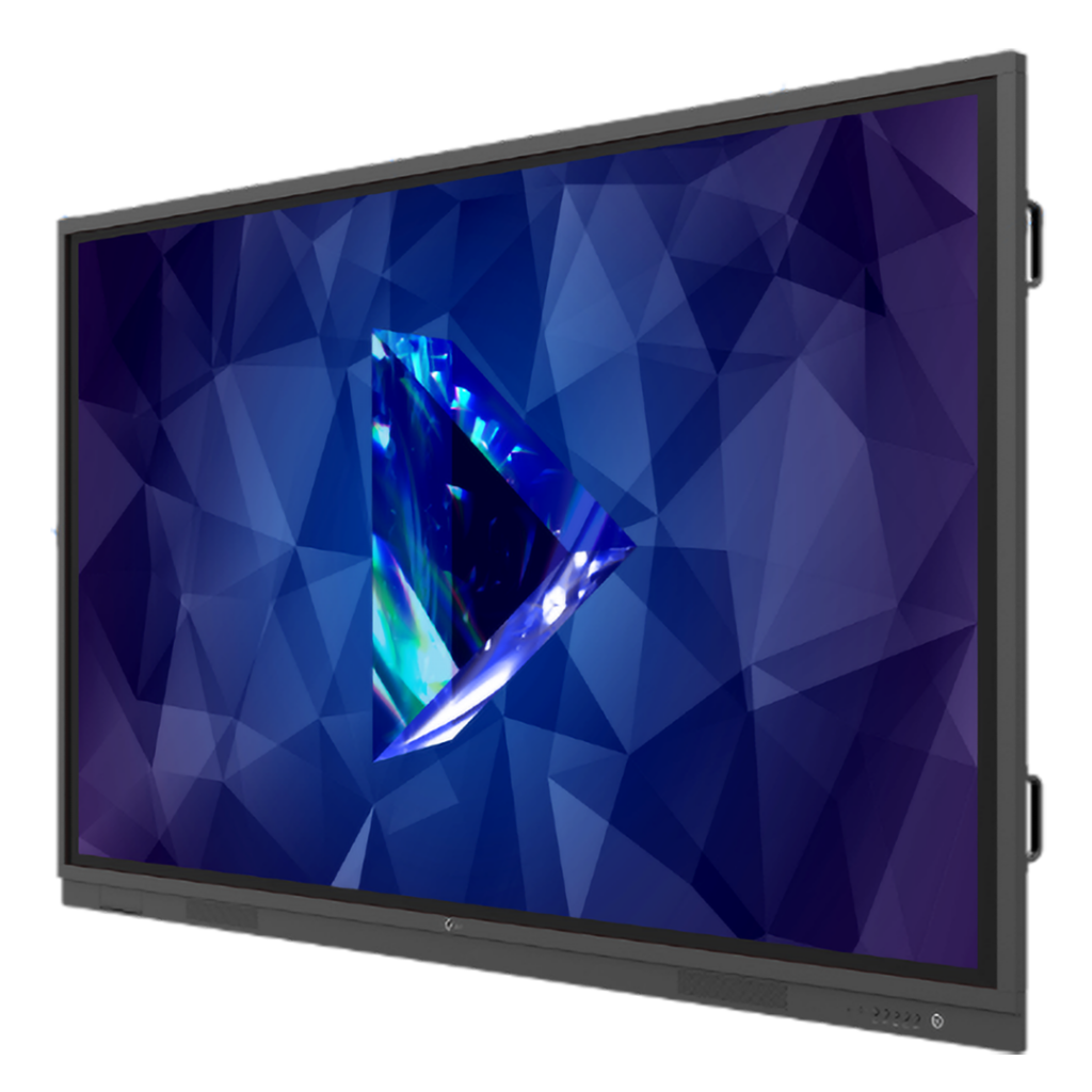 Interactive touchscreen with a sapphire